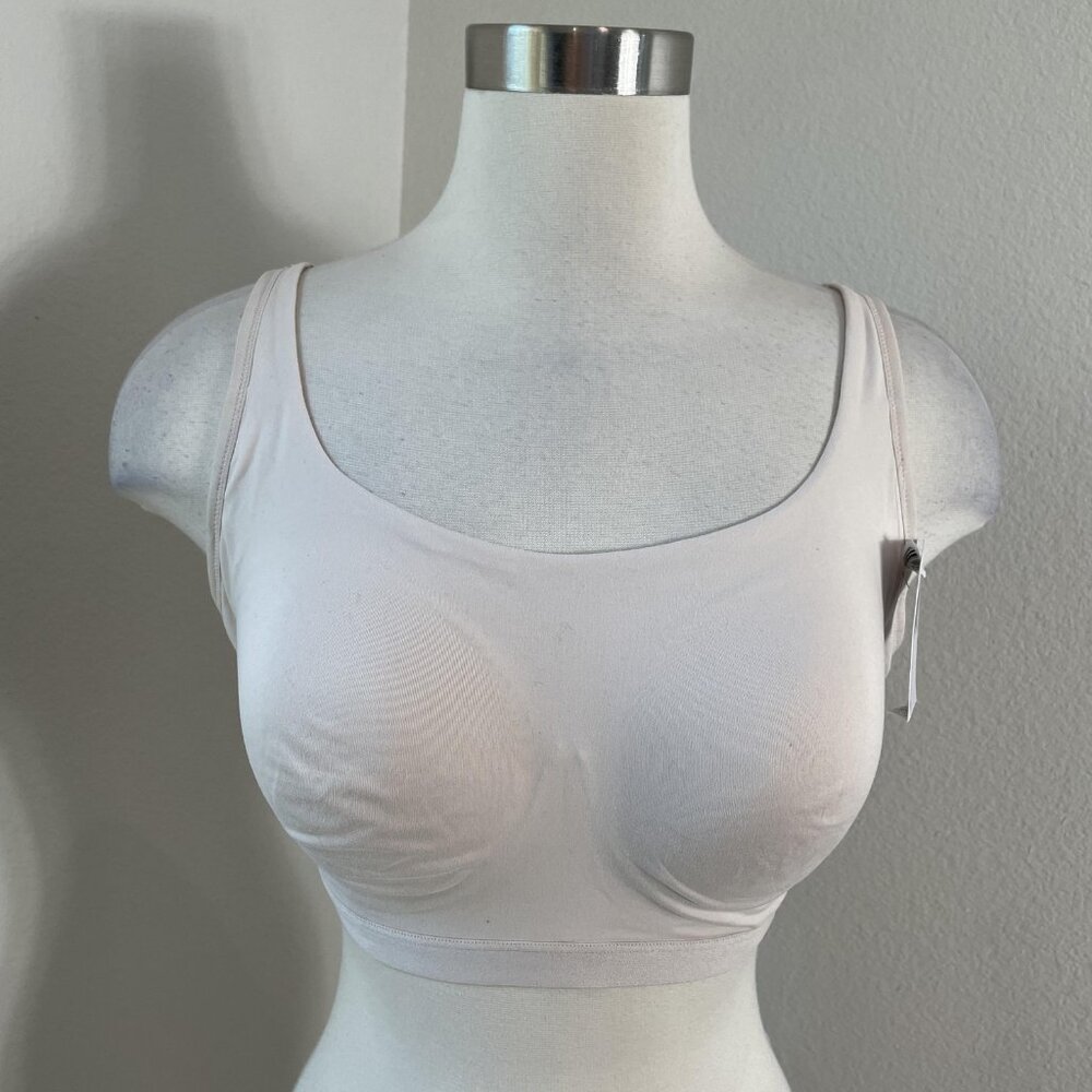 Warners Bra Womens XL Beige All You Need Wireless Lightly Lined‎ Comfort RM8141W
